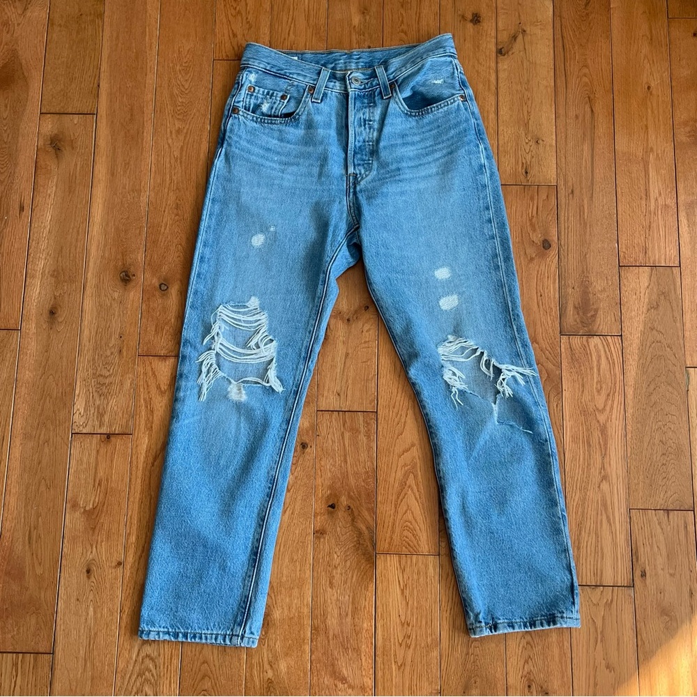 501® ORIGINAL CROPPED WOMEN'S JEANS - Size 24